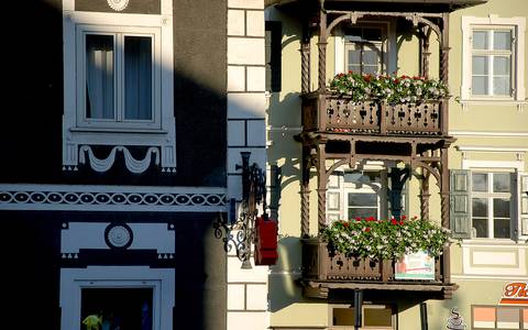 Bild: Typische Fassaden in Garmisch-Partenkirchen