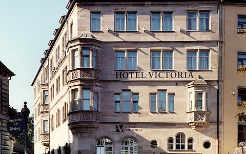 Außenanischt Fassade des Hotel Victoria nach Instandsetzung