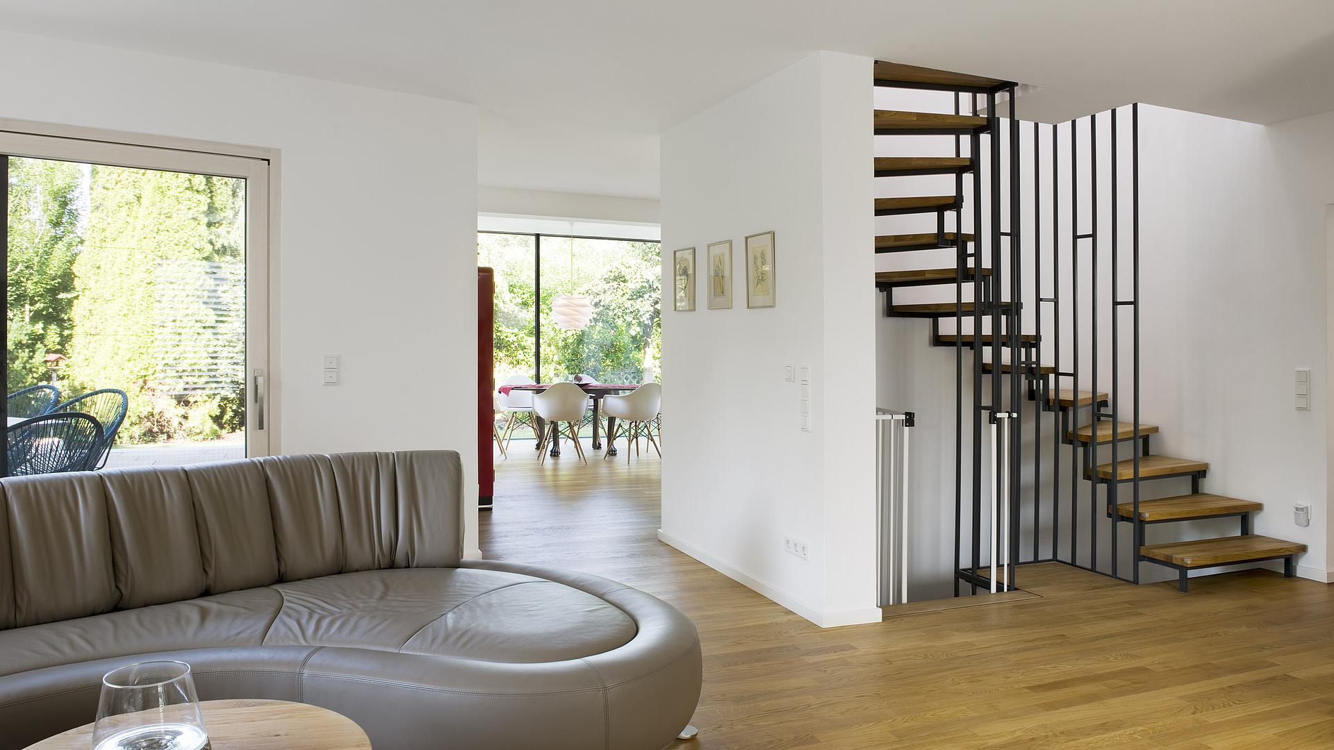 Bild: Treppenaufgang im Einfamilienhauses