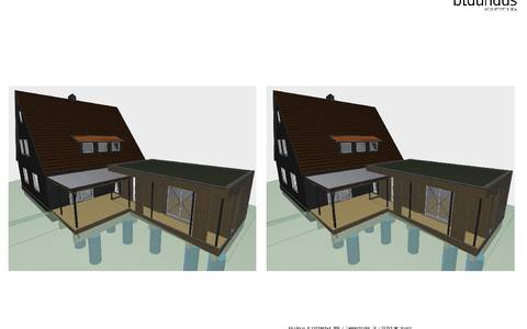 Bild: Visualisierung Gründung Terrasse